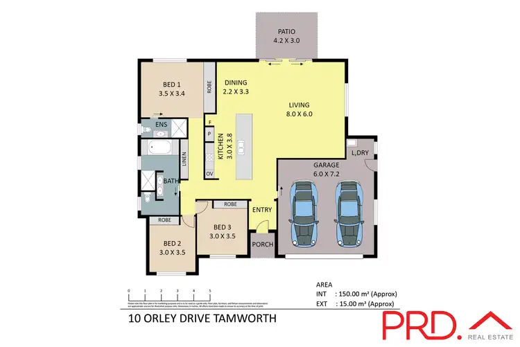 Floorplan of Homely house listing, 10 Orley Drive, Tamworth NSW 2340