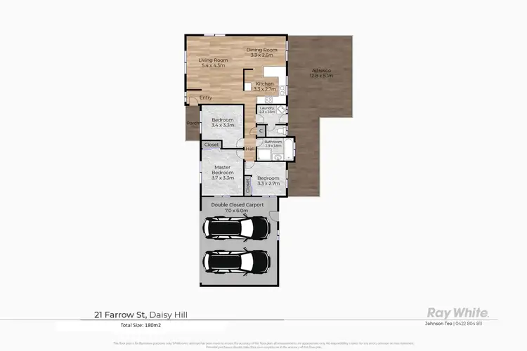 Floorplan of Homely house listing, 21 Farrow Street, Daisy Hill QLD 4127