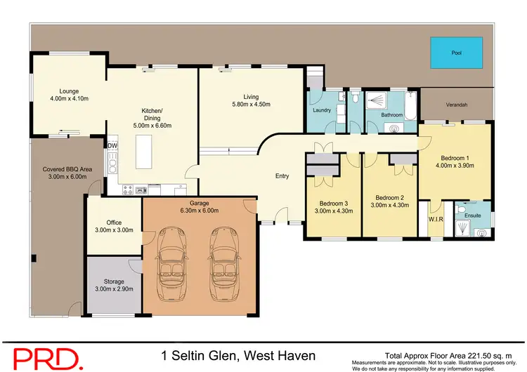 Floorplan of Homely house listing, 1 Seltin Glen, West Haven NSW 2443
