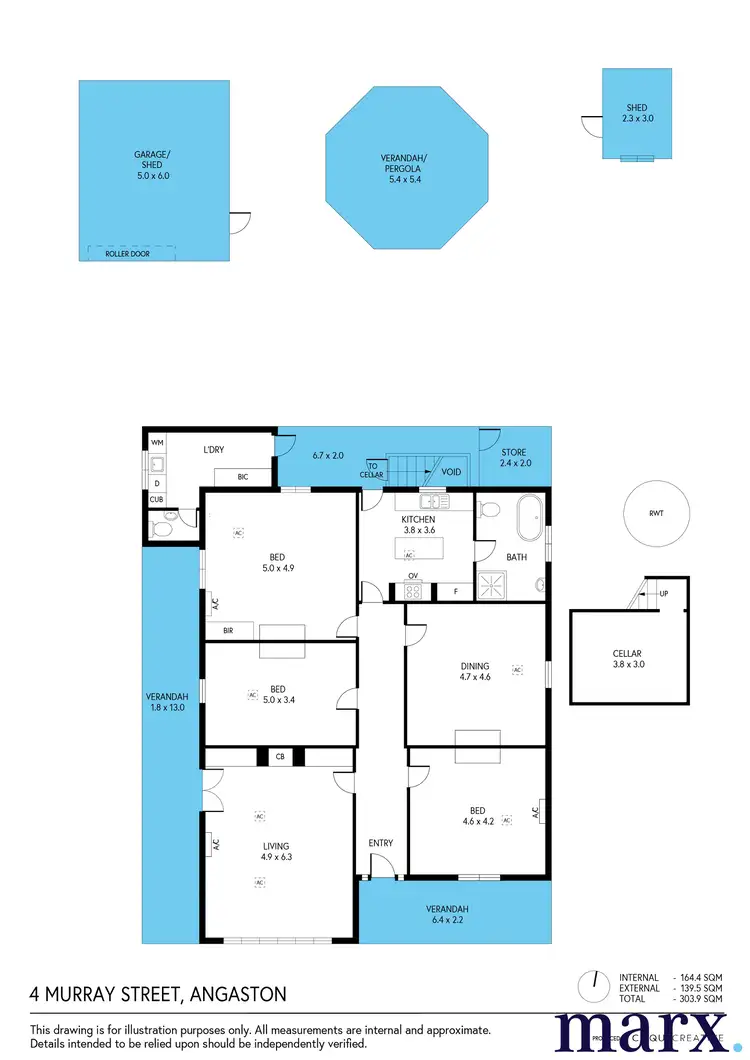Floorplan of Homely house listing, 4 Murray Street, Angaston SA 5353