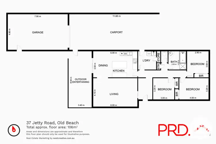 Floorplan of Homely house listing, 37 Jetty Road, Old Beach TAS 7017
