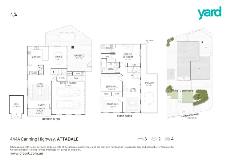 Floorplan of Homely house listing, 444A Canning Highway, Attadale WA 6156