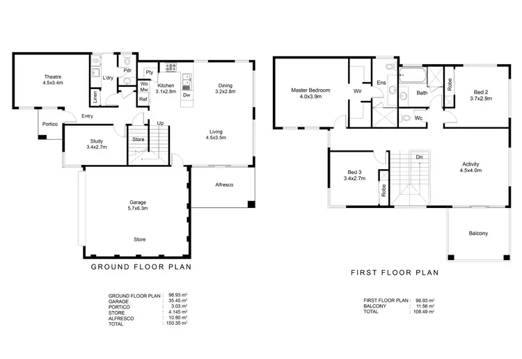 Floorplan of Homely house listing, 22A Holmwood Way, Embleton WA 6062