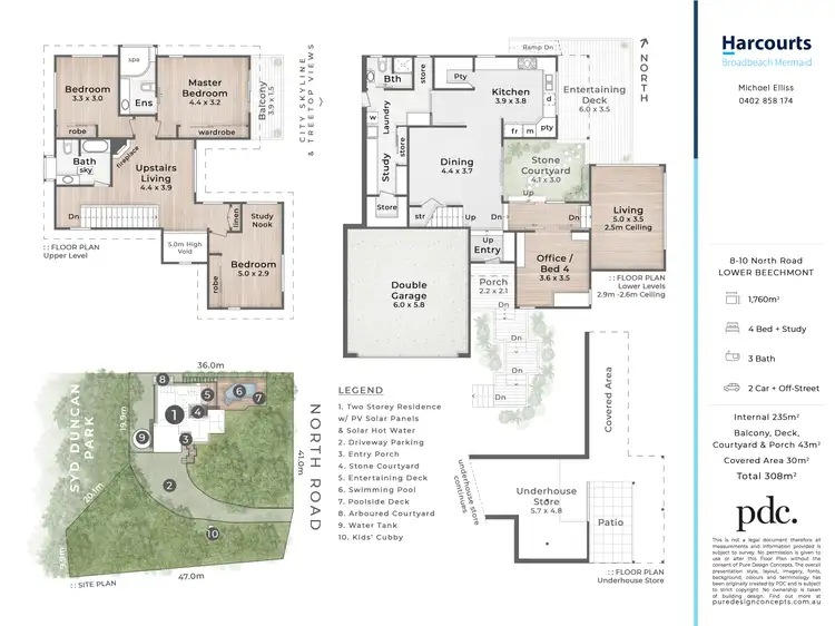 Floorplan of Homely house listing, 8-10 North Road, Lower Beechmont QLD 4211