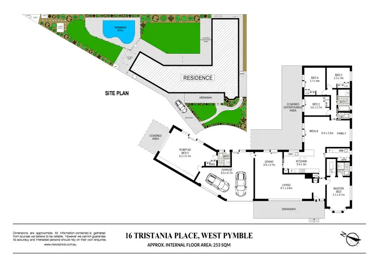 Floorplan of Homely house listing, 16 Tristania Place, West Pymble NSW 2073