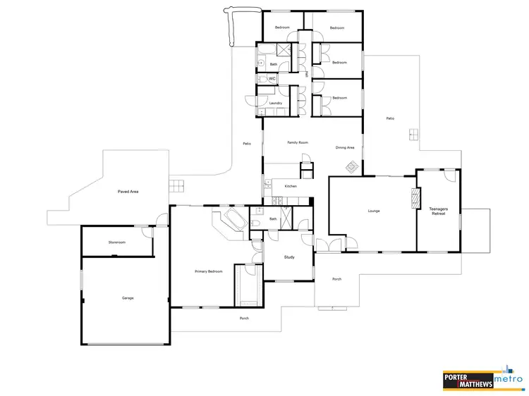 Floorplan of Homely house listing, 3 Standing Road, Lesmurdie WA 6076