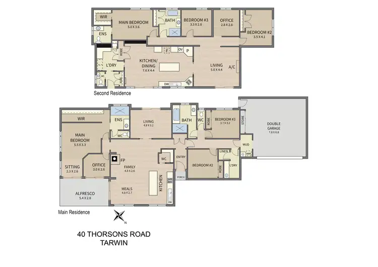 Floorplan of Homely rural property listing, 40 Thorsons Road, Tarwin VIC 3956