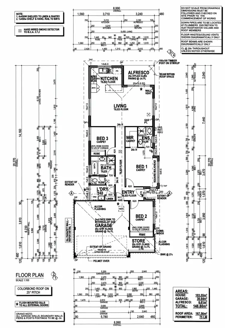 Floorplan of Homely house listing, 18 Coppin Place, Australind WA 6233