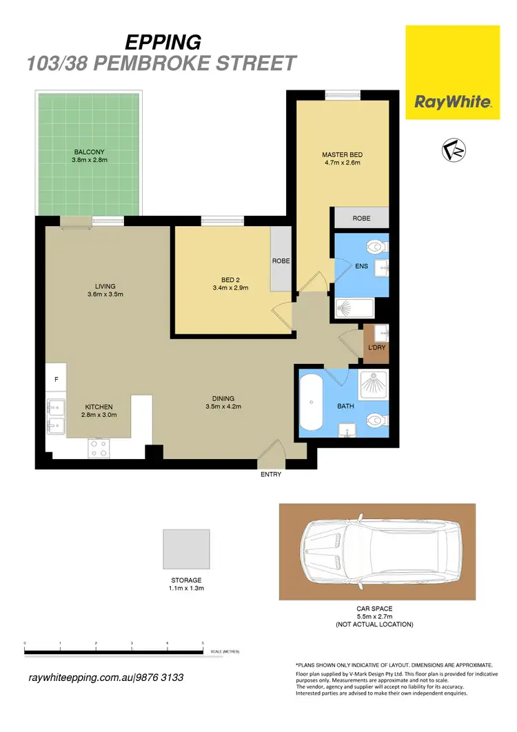 Floorplan of Homely apartment listing, 103/38-44 Pembroke Street, Epping NSW 2121