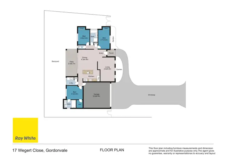 Floorplan of Homely house listing, 17 Wegert Close, Gordonvale QLD 4865
