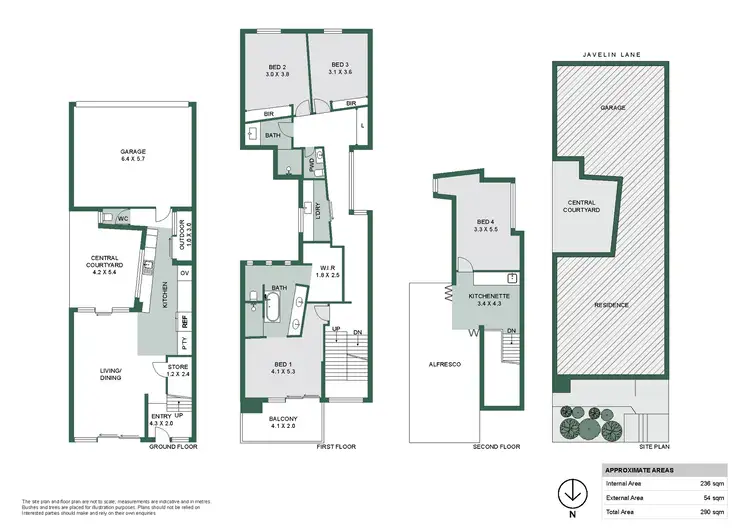 Floorplan of Homely house listing, 6 Javelin Lane, Floreat WA 6014