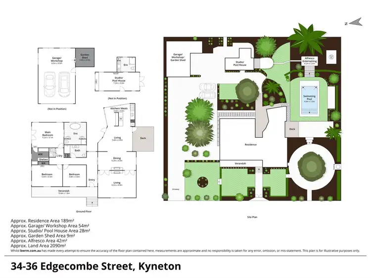 Floorplan of Homely house listing, 34-36 Edgecombe Street, Kyneton VIC 3444