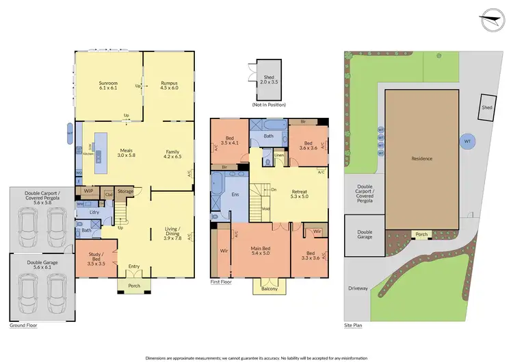 Floorplan of Homely house listing, 6 Paringa Drive, Ferntree Gully VIC 3156