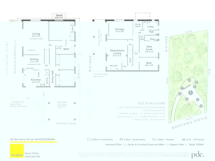 Floorplan of Homely house listing, 46 Bertana Drive, Mudgeeraba QLD 4213