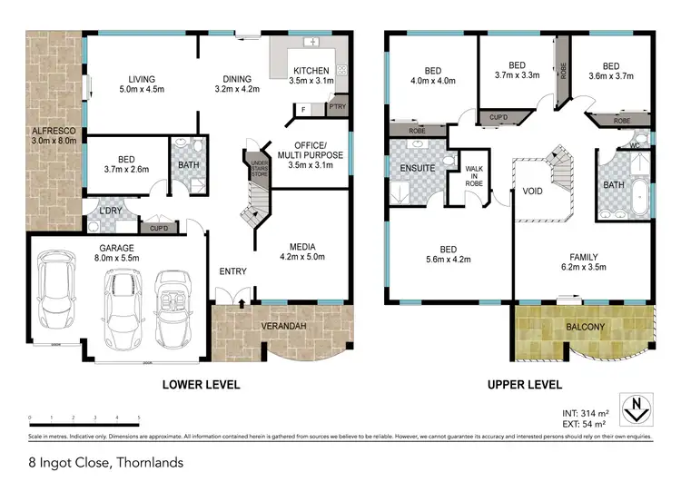 Floorplan of Homely house listing, 8 Ingot Close, Thornlands QLD 4164