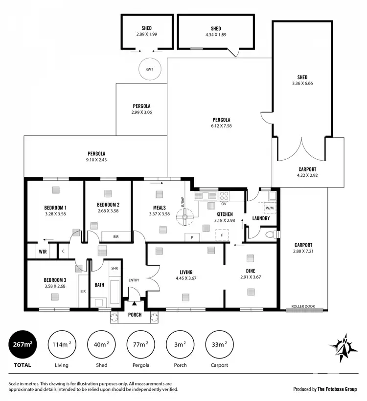 Floorplan of Homely house listing, 2 - 4 Cambridge Street, Hackney SA 5069