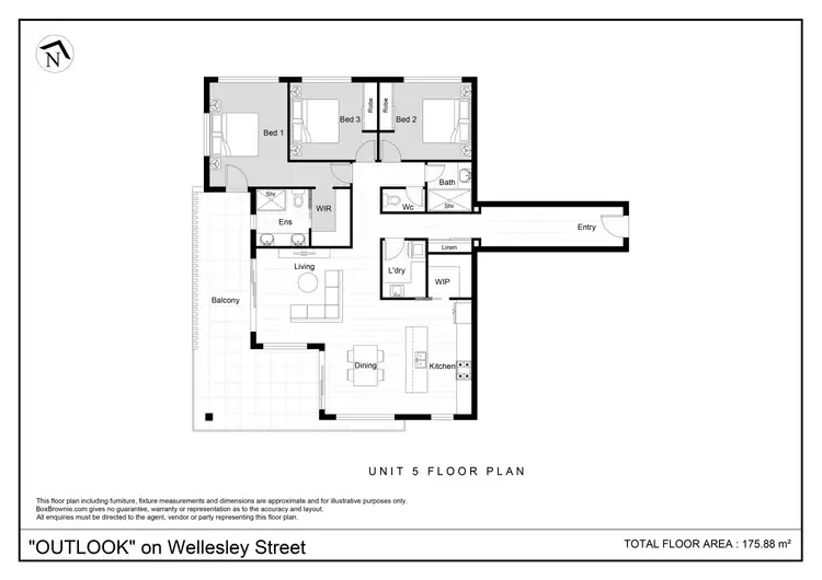 Floorplan of Homely apartment listing, 5/26 Wellesley Street, Wellington Point QLD 4160