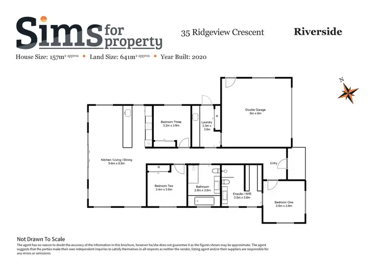 Floorplan of Homely house listing, 35 Ridgeview Crescent, Riverside TAS 7250