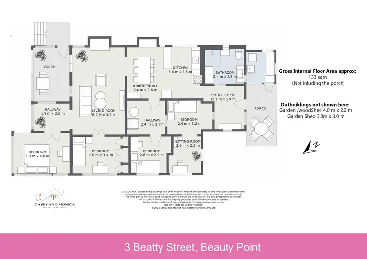 Floorplan of Homely house listing, 3 Beatty Street, Beauty Point TAS 7270