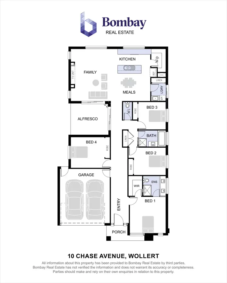 Floorplan of Homely house listing, 10 Chase Avenue, Wollert VIC 3750