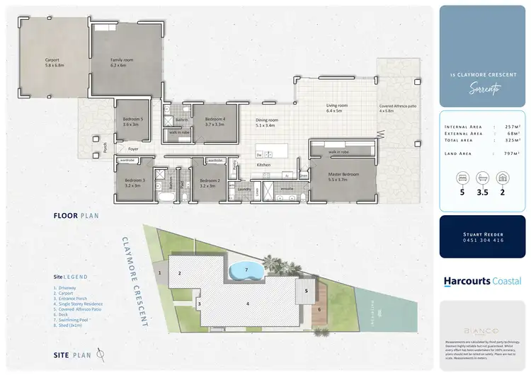 Floorplan of Homely house listing, 15 Claymore Crescent, Sorrento QLD 4217