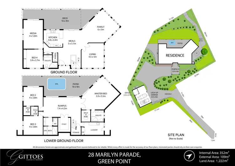 Floorplan of Homely house listing, 28 Marilyn Parade, Green Point NSW 2251