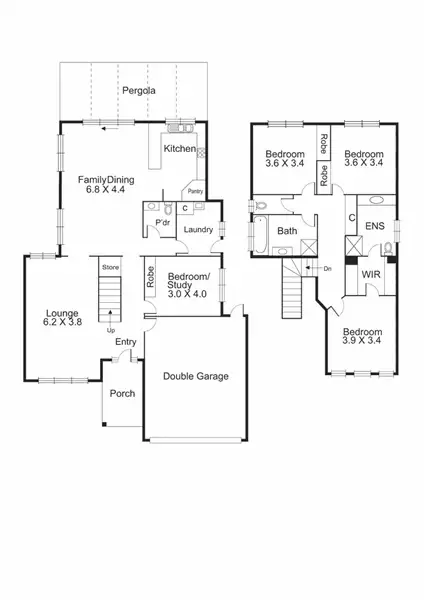 Floorplan of Homely house listing, 3 Watchtower Road, Coburg VIC 3058