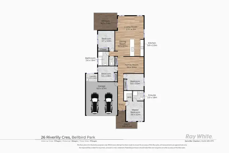 Floorplan of Homely house listing, 26 Riverlily Crescent, Bellbird Park QLD 4300
