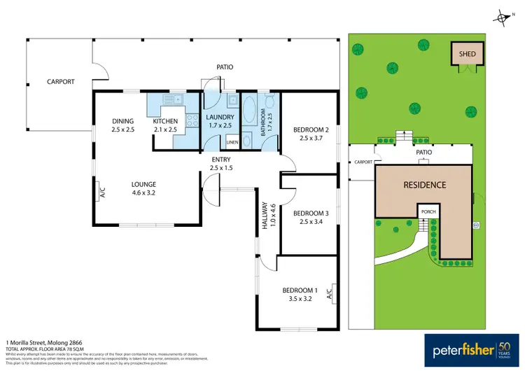 Floorplan of Homely house listing, 1 Morilla Street, Molong NSW 2866