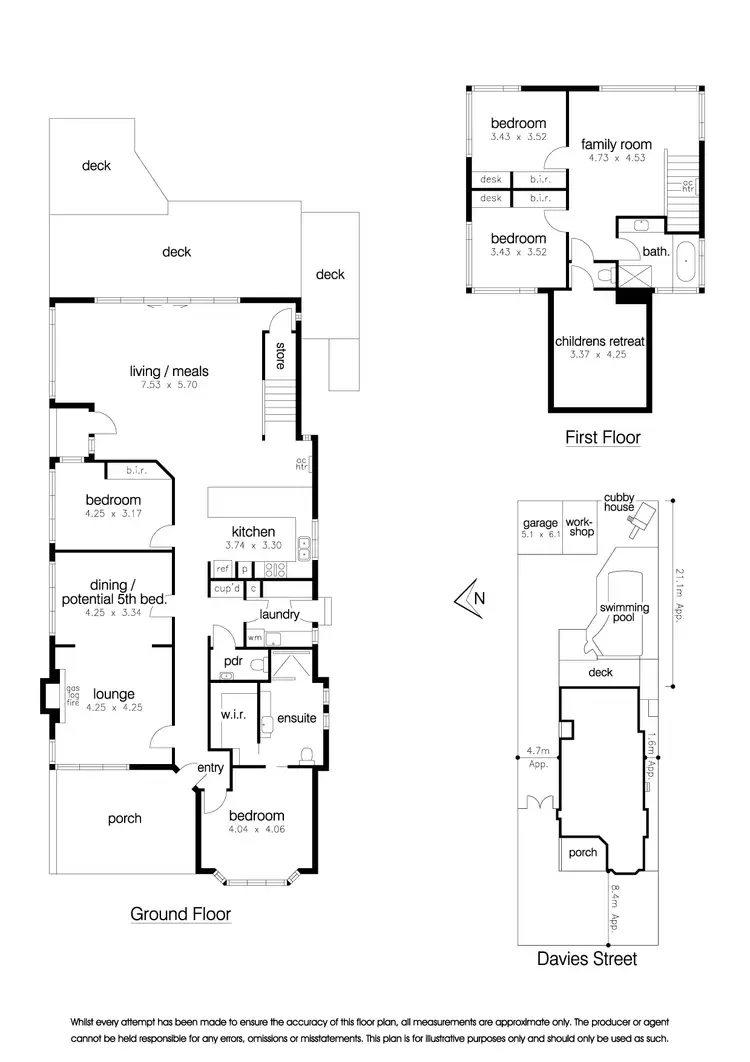 Floorplan of Homely house listing, 34 Davies Street, Altona VIC 3018