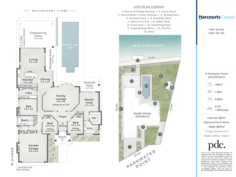 Floorplan of Homely house listing, 9 Parkwater Point, Helensvale QLD 4212