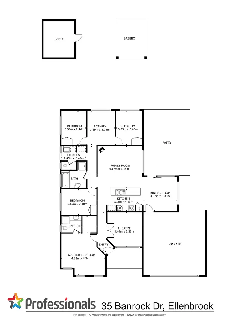 Floorplan of Homely house listing, 35 Banrock Drive, Ellenbrook WA 6069
