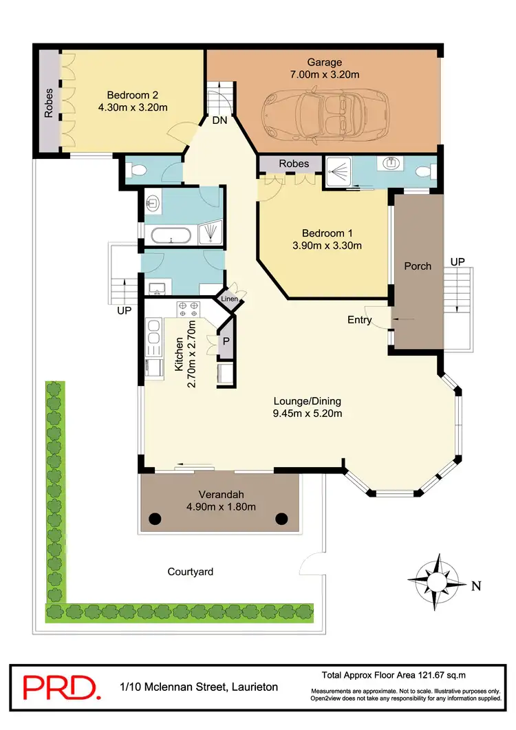 Floorplan of Homely villa listing, 1/10 Mclennan Street, Laurieton NSW 2443