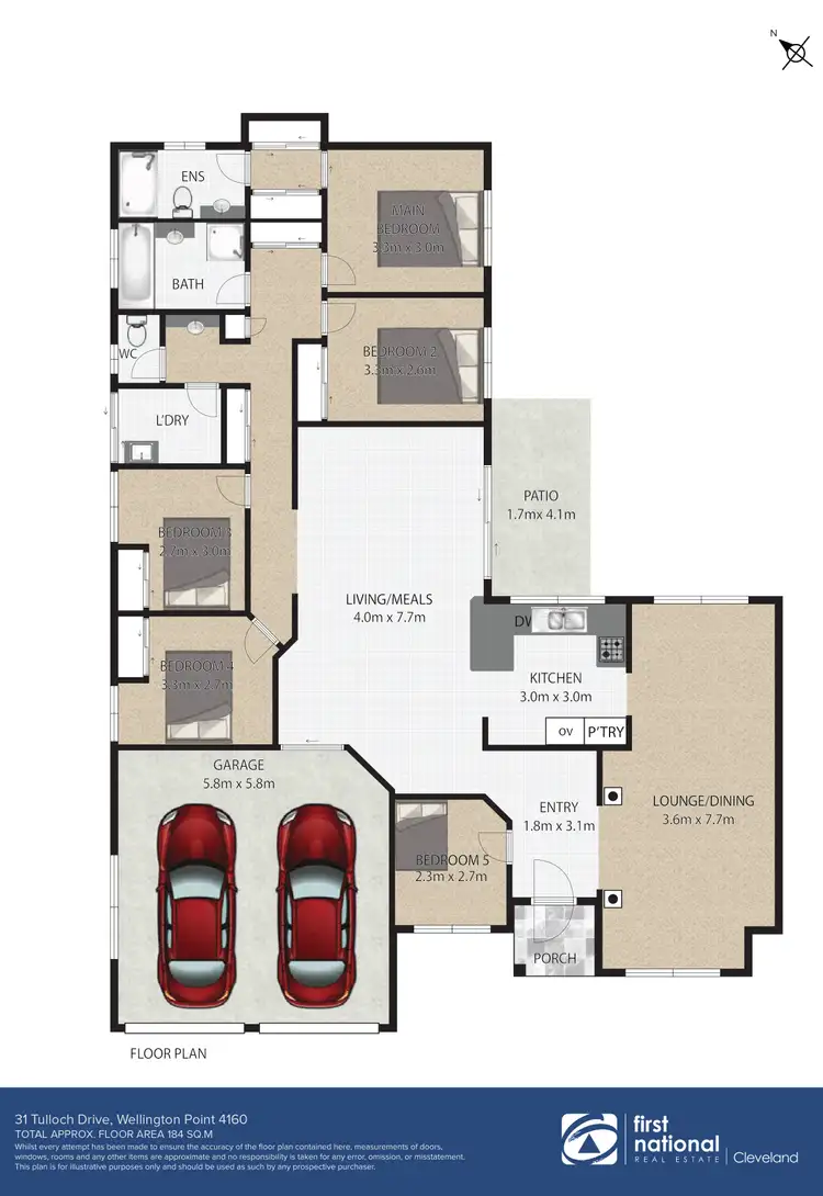 Floorplan of Homely house listing, 31 Tulloch Drive, Wellington Point QLD 4160