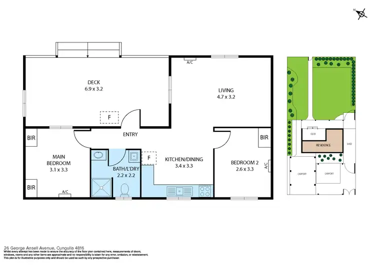 Floorplan of Homely house listing, 26 George Ansell Avenue, Cungulla QLD 4816