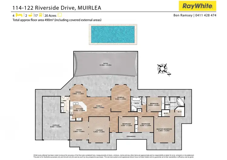 Floorplan of Homely house listing, 114-122 Riverside Drive, Muirlea QLD 4306