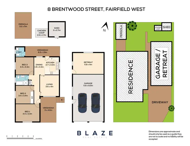 Floorplan of Homely house listing, 8 Brentwood Street, Fairfield West NSW 2165