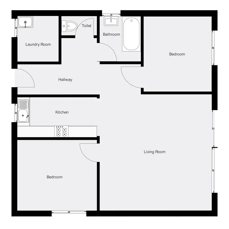 Floorplan of Homely townhouse listing, 13/17 Pinkerton Circuit, Kambah ACT 2902