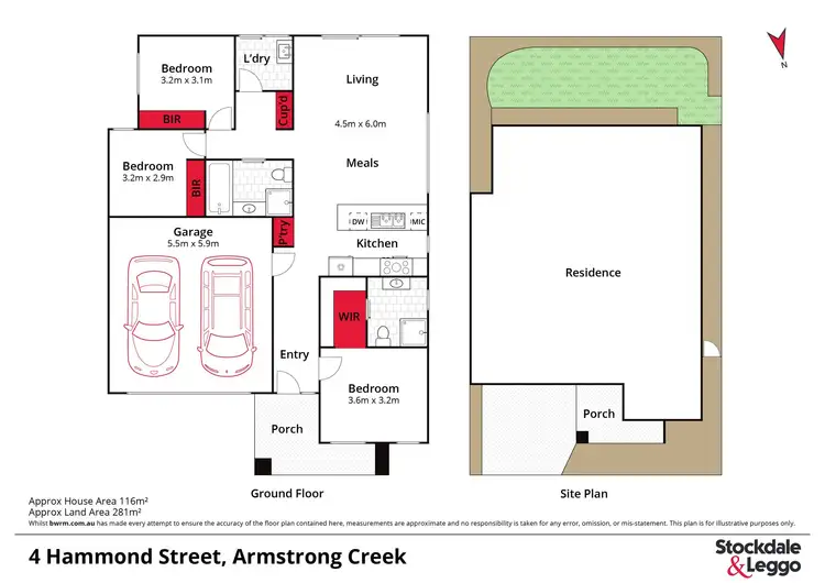Floorplan of Homely house listing, 4 Hammond Street, Armstrong Creek VIC 3217
