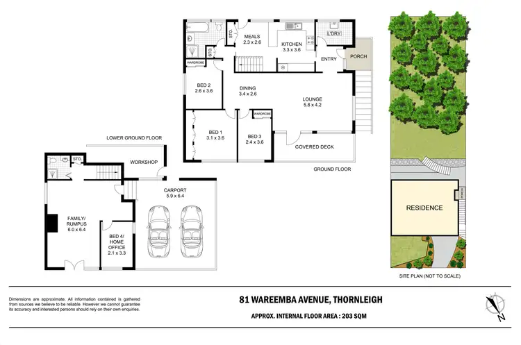 Floorplan of Homely house listing, 81 Wareemba Avenue, Thornleigh NSW 2120