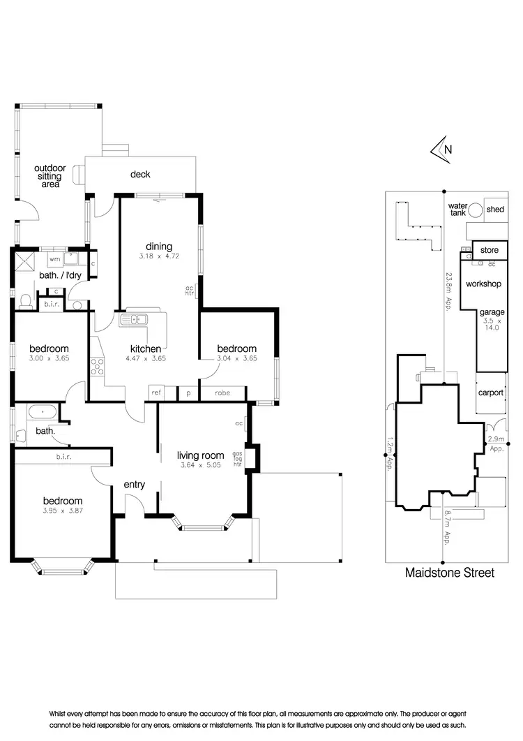 Floorplan of Homely house listing, 56 Maidstone Street, Altona VIC 3018