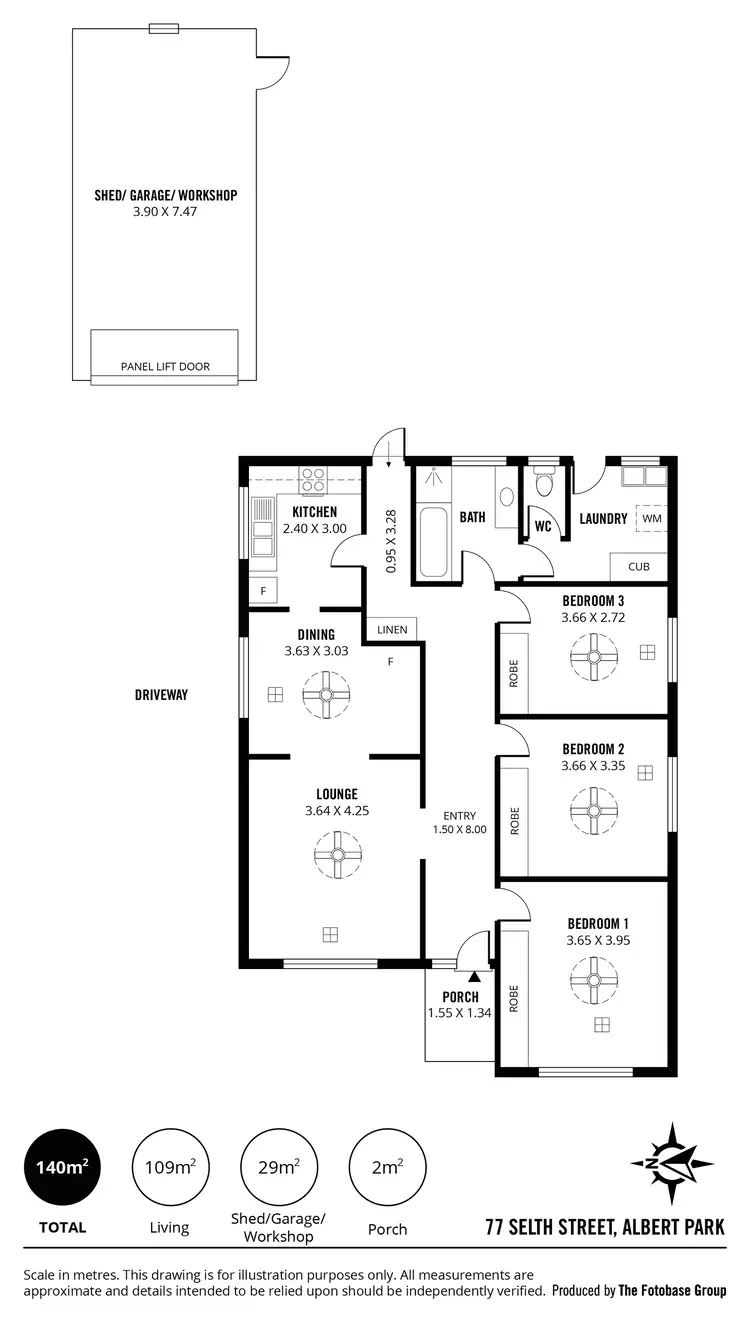 Floorplan of Homely house listing, 77 Selth Street, Albert Park SA 5014