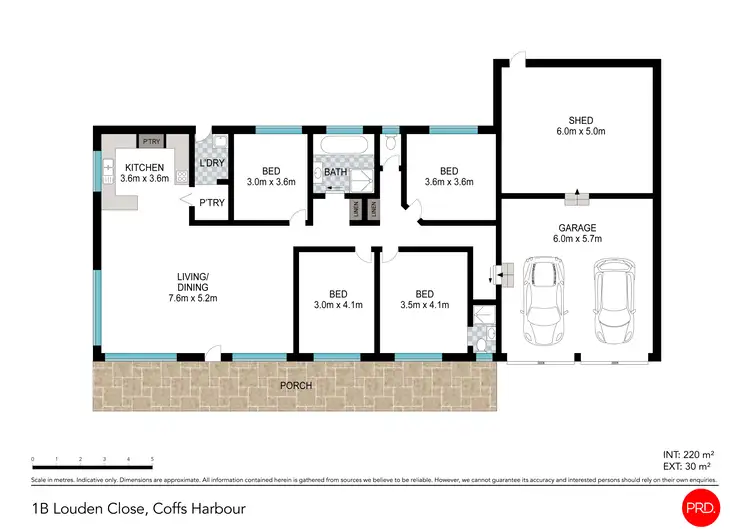 Floorplan of Homely house listing, 1B Louden Close, Coffs Harbour NSW 2450