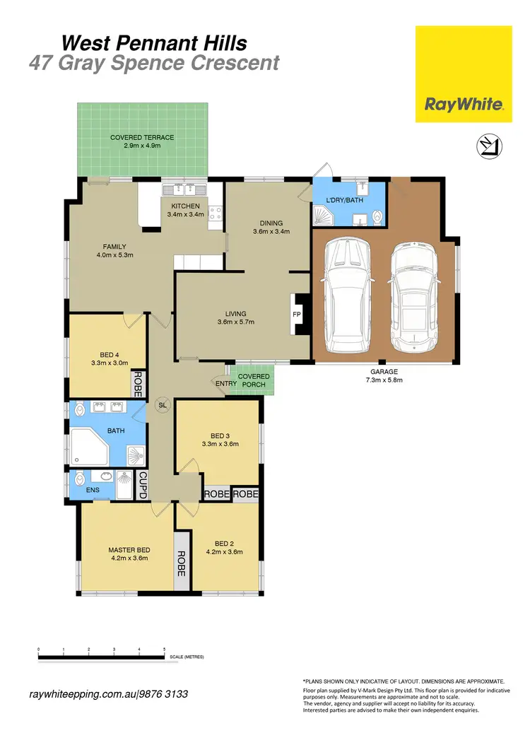 Floorplan of Homely house listing, 47 Gray Spence crescent, West Pennant Hills NSW 2125