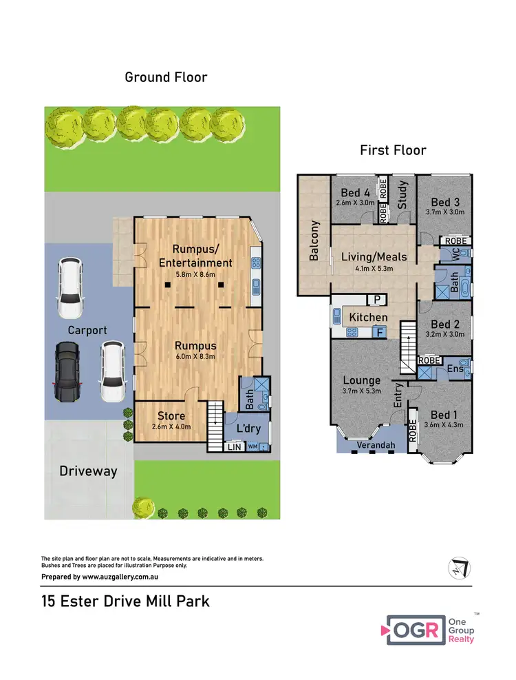 Floorplan of Homely house listing, 15 Ester Drive, Mill Park VIC 3082