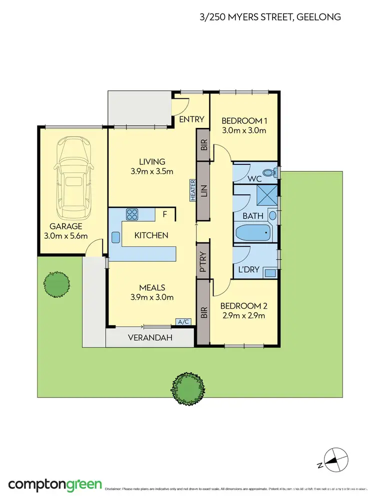 Floorplan of Homely house listing, 3/250 Myers Street, Geelong VIC 3220