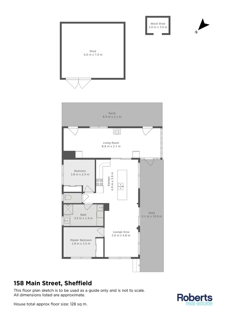 Floorplan of Homely house listing, 158 Main Street, Sheffield TAS 7306