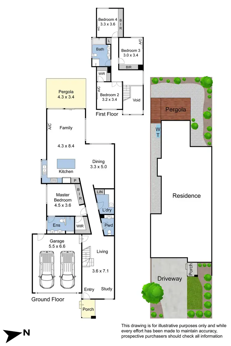 Floorplan of Homely townhouse listing, 1B Lyons Street, Mount Waverley VIC 3149