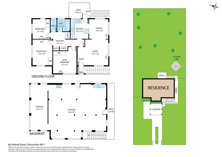 Floorplan of Homely house listing, 66 Ireland Street, Oonoonba QLD 4811