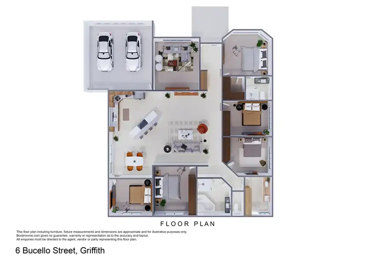 Floorplan of Homely house listing, 6 Bucello Street, Griffith NSW 2680